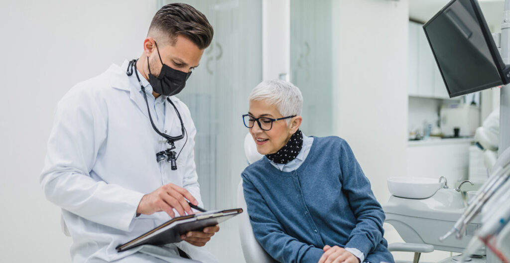 What does the cost usually include dental implants